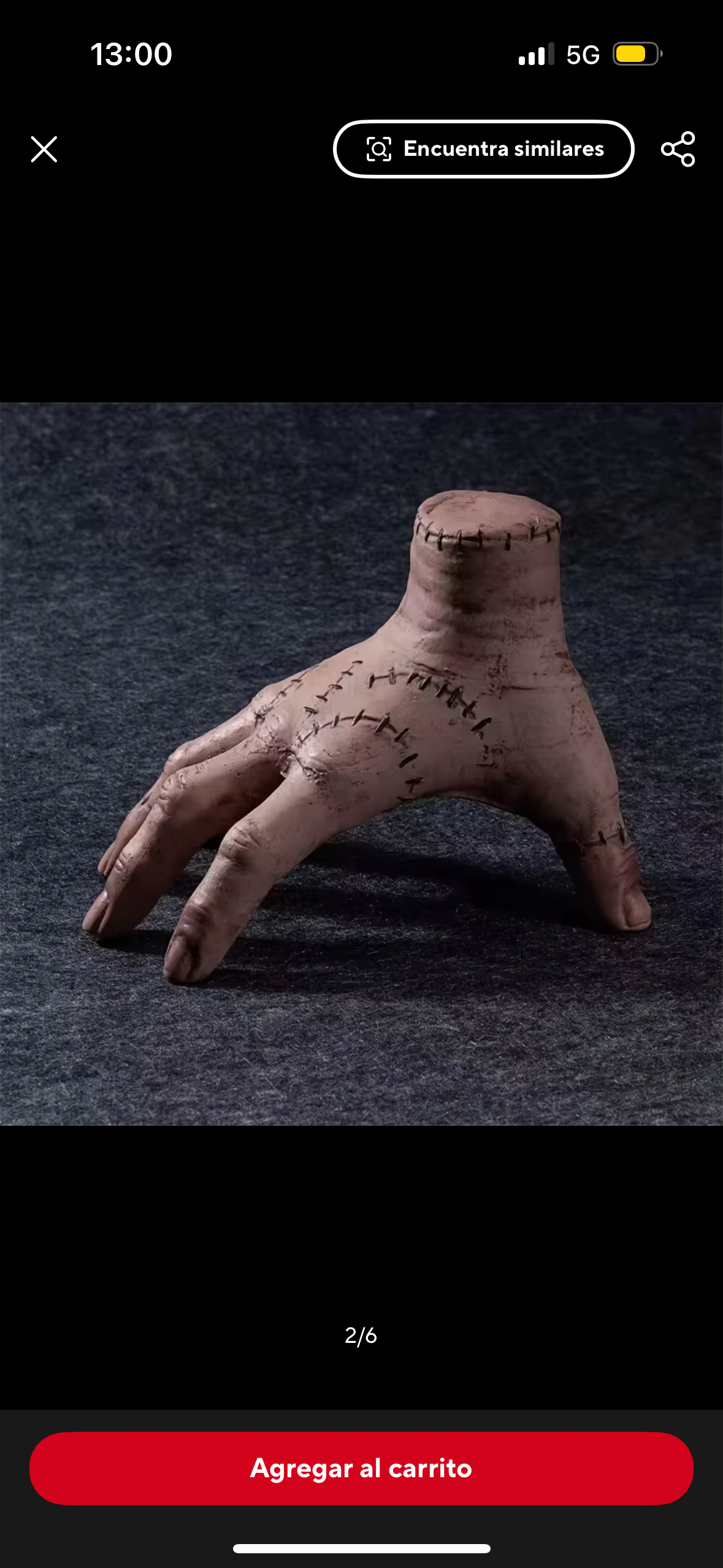 Mano (cosa) de Miércoles Addams