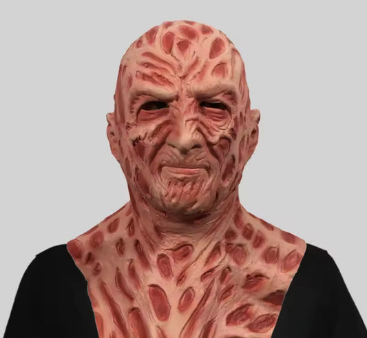 Máscara freddy quemaduras